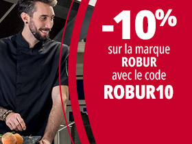 10% de promotion sur la marque Robur avec le code ROBUR10