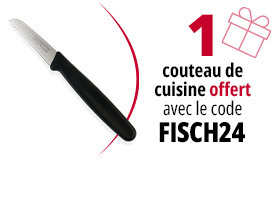 1 couteau de cuisine offert avec le code FISCH24